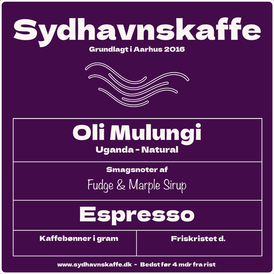 Oli Mulungi – Uganda – Natural – Espresso